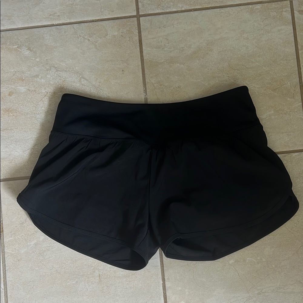 Ziya Women's Black Athletic Shorts